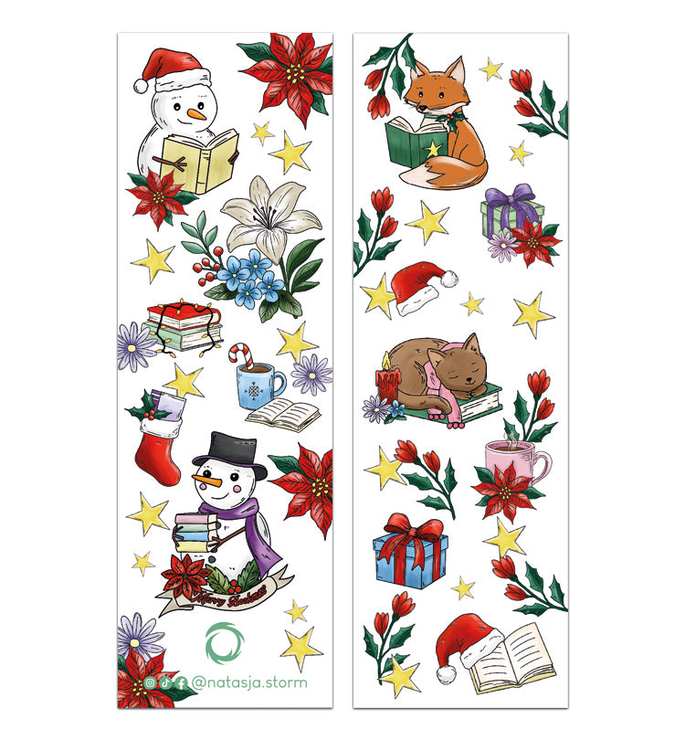 Bookmark Merry Bookmas
