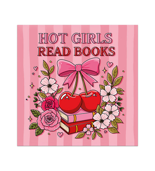 Hot Girls Read Books - card
