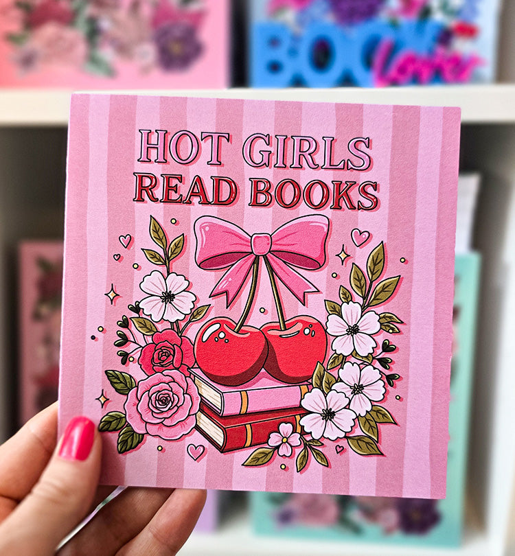 Hot Girls Read Books - card