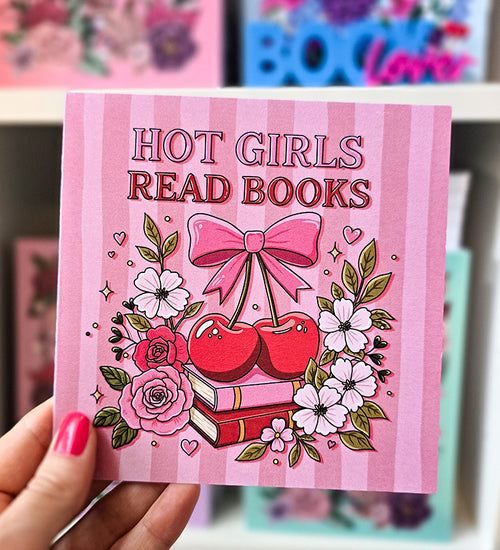Hot Girls Read Books - card