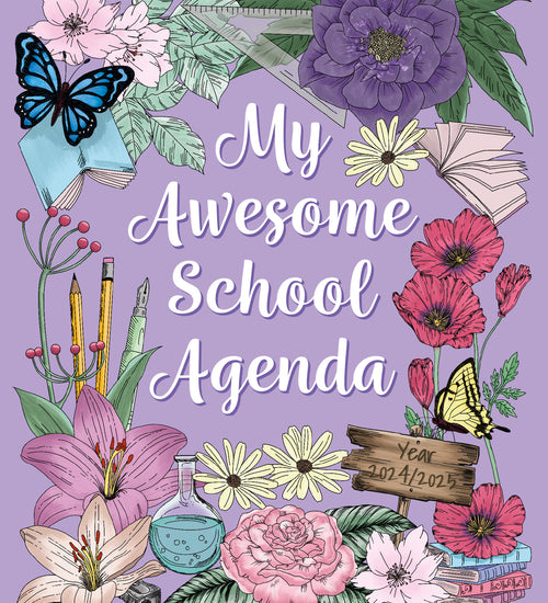 My Awesome School Agenda - Whimsy Lavender