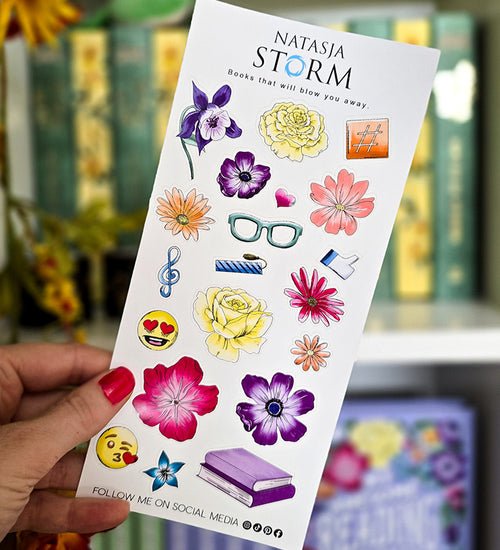 Sticker sheet Reading Friends