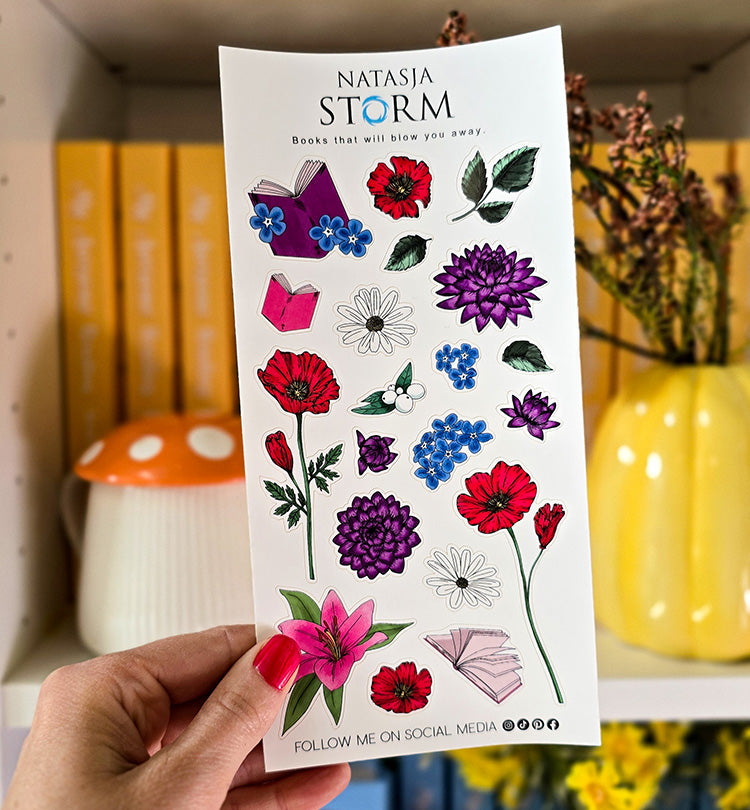 Sticker sheet Vivid Flowers