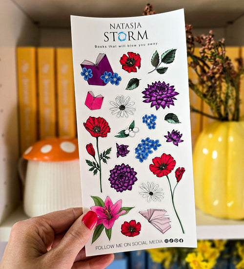 Sticker sheet Vivid Flowers