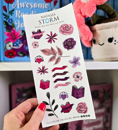 Sticker sheet Vintage Flowers