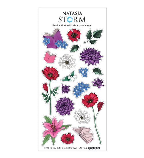 Sticker sheet Vivid Flowers