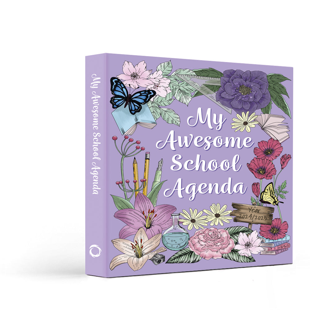 My Awesome School Agenda - Whimsy Lavender