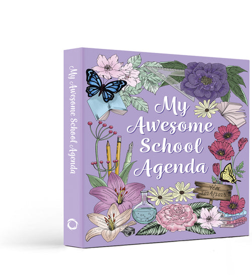 My Awesome School Agenda - Whimsy Lavender