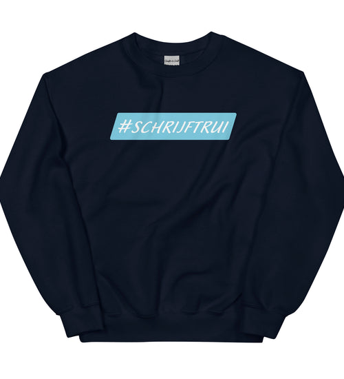 #hashtag schrijftrui - Light Blue